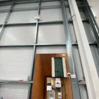 Installation of cable tray for a lighting system in a commercial 3-phase environment providing a robust and tidy route for electrical services 3 phase cable tray installation