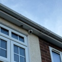 Hikvision colourVU CCTV system providing full colour at night and day straight to your smartphone CCTV Camera fitted to a house